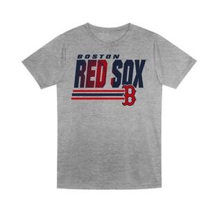 MLB Boston Red Sox Graphic T-Shirt Gray New Kids L 12/14
